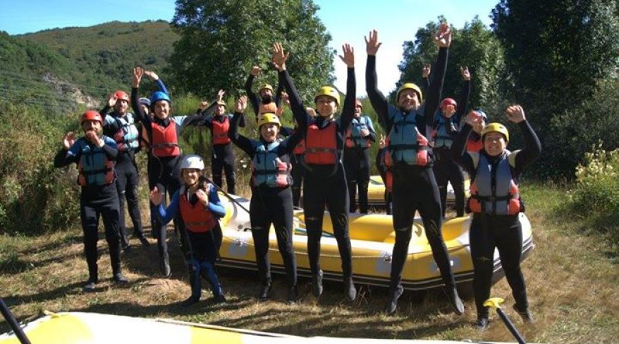 Rafting en el río Porma