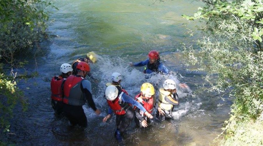 Rafting en el río Esla
