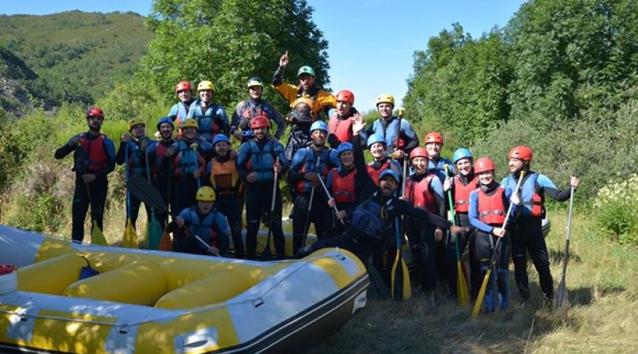 Rafting en el río Porma