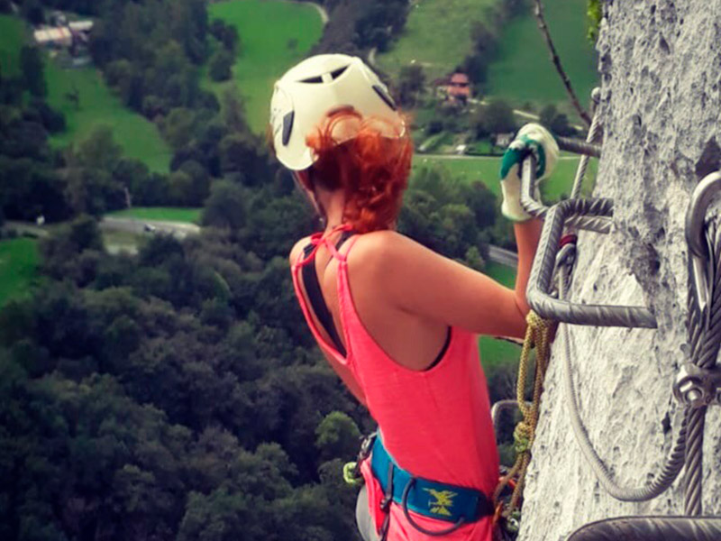 Vía ferrata en Sabero León