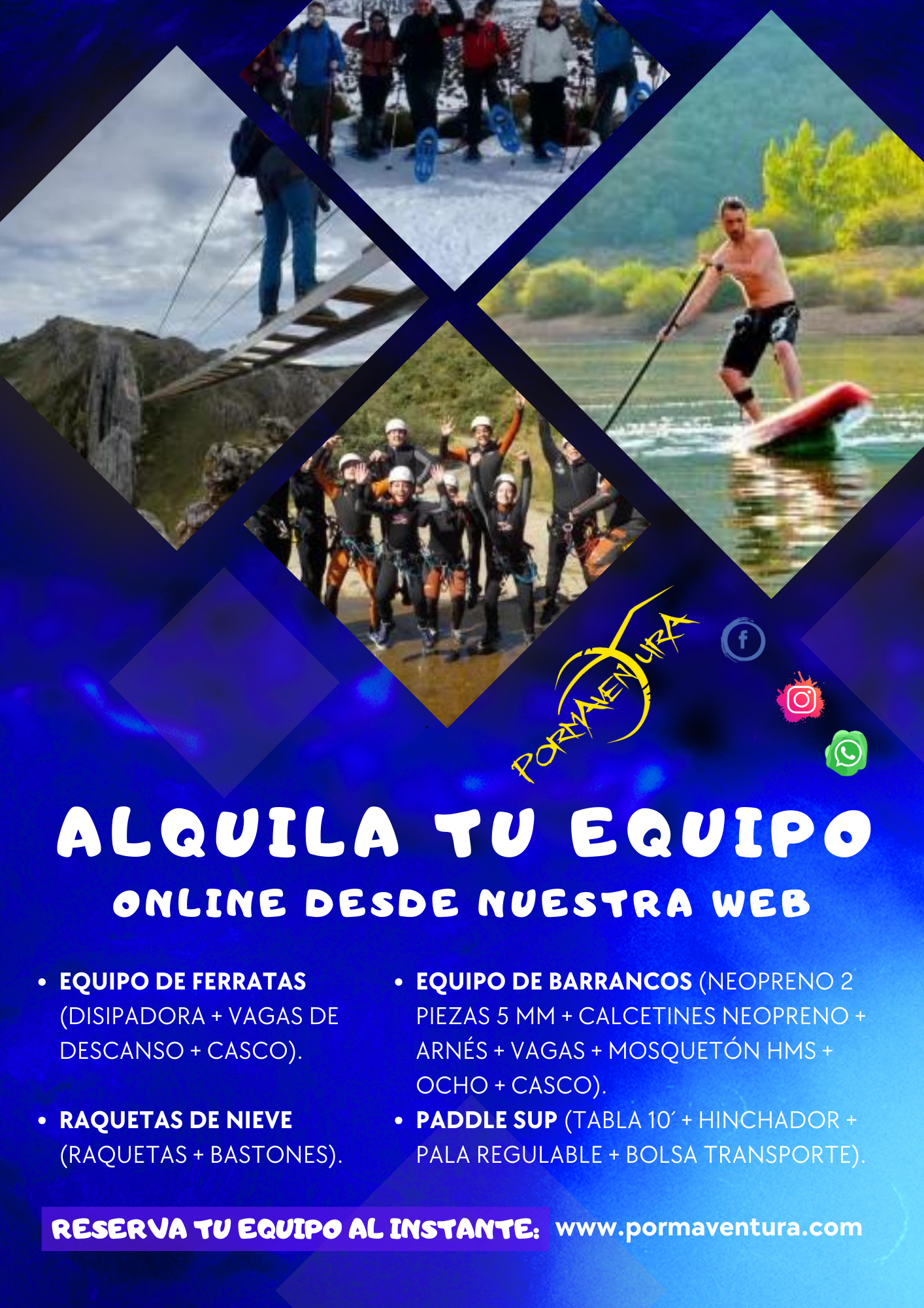 Alquila tu equipo de aventura en León