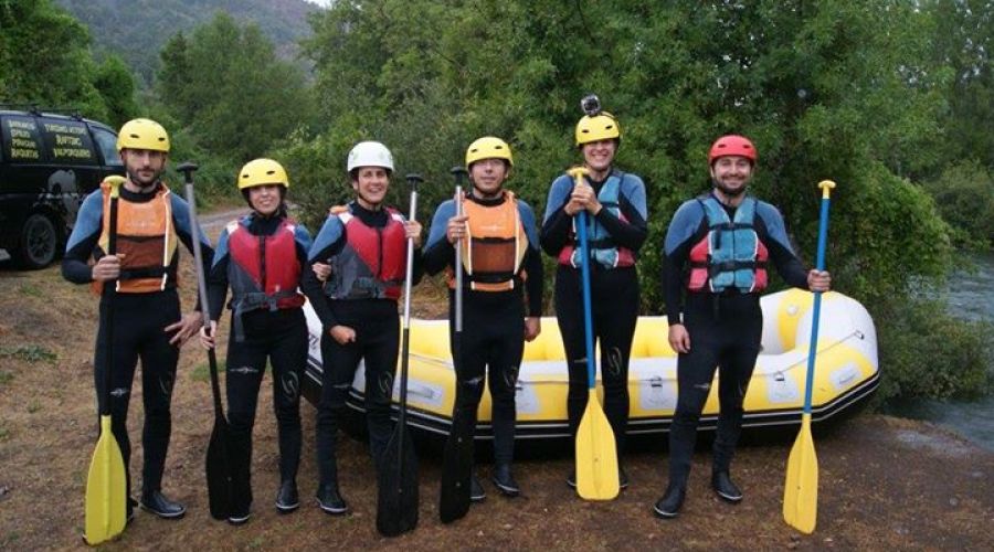 Rafting en el río Esla