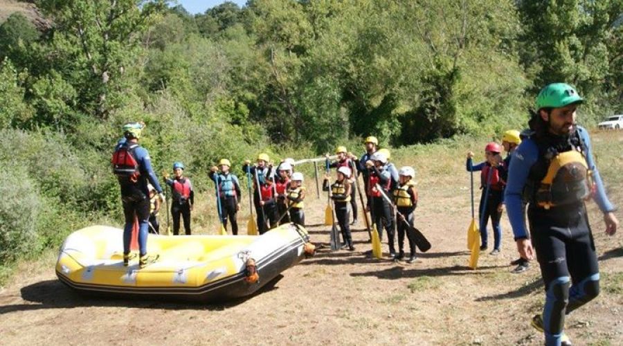 Rafting en el río Esla