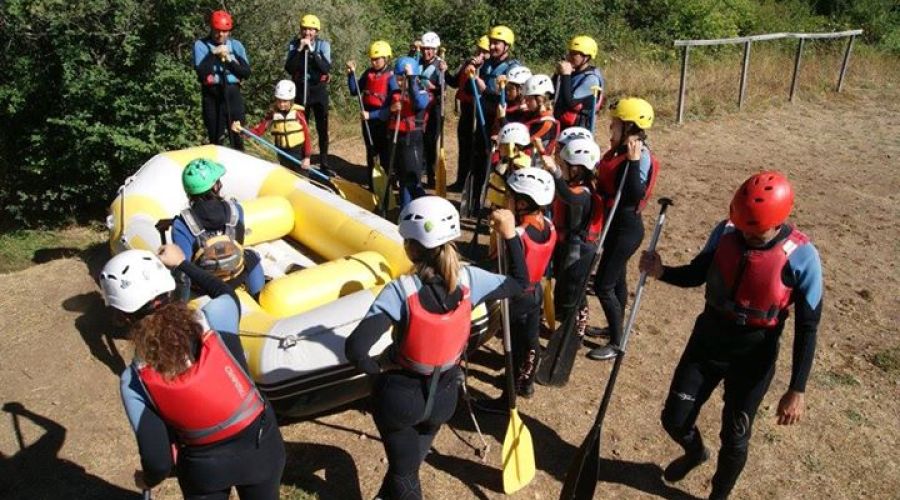 Rafting en el río Esla