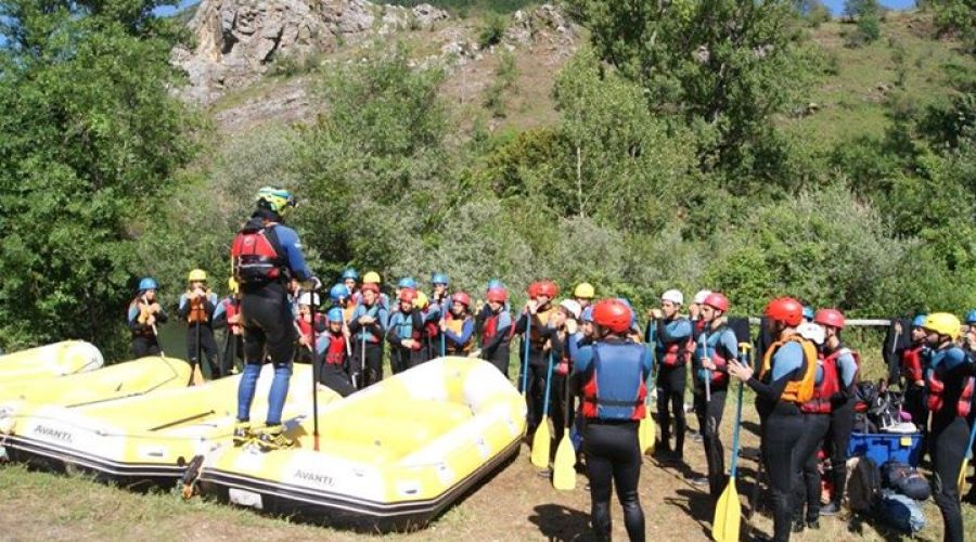 Rafting en el río Esla