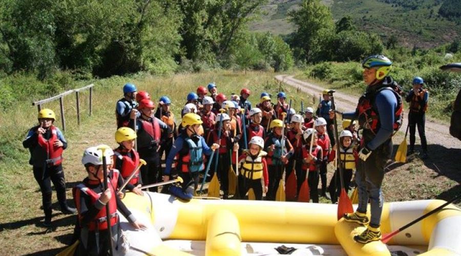 Rafting en el río Esla