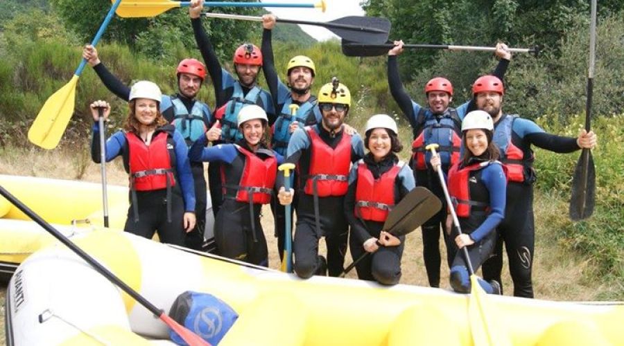 Rafting en el río Porma