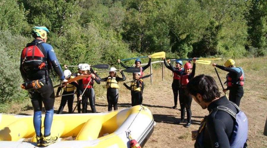 Rafting en el río Esla