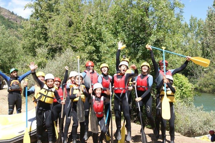 Rafting en el río Esla