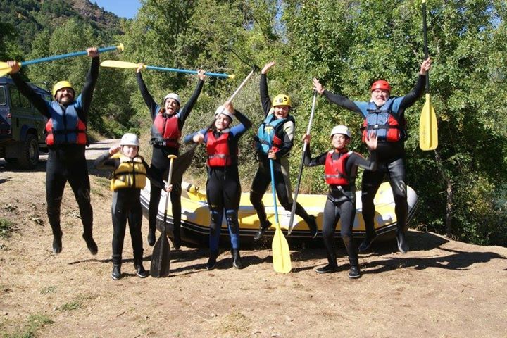 Rafting en el río Esla